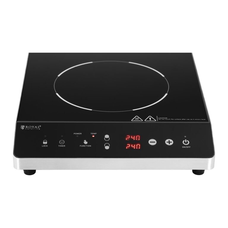 Plaque à induction 2 x 22 cm 60 à 240 °C minuterie 14_0004117