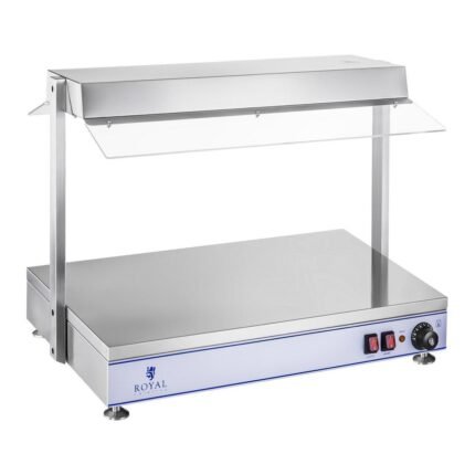 Chauffe-plat avec lampes halogènes 1 100 watts acier inoxydable 14_0001013