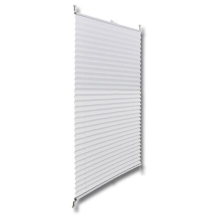 Store plissé en blanc 110 x 125 cm 4102189