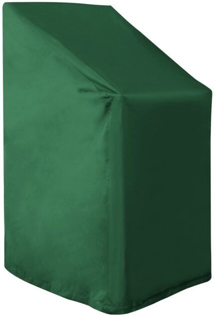 Housse de protection pour chaise de jardin housse de protection mobilier de jardin imperméable résistante aux déchirures 68x96x110 / 150 cm vert  19_0000993