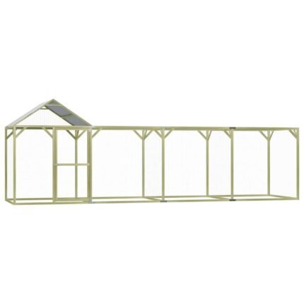 Poulailler 6 x 1,5 x 2 m pinède imprégnée 02_0001669