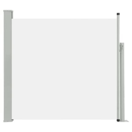 Auvent paravent store brise-vue latéral rétractable de patio jardin terrasse balcon protection visuelle écran 170 x 300 cm crème 02_0007312