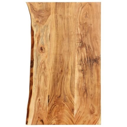 Acacia dessus de meuble-lavabo de salle de bain etagère flottante tablette de meuble-lavabo plateau de meuble-lavabo 100 x 55 cm 02_0003419