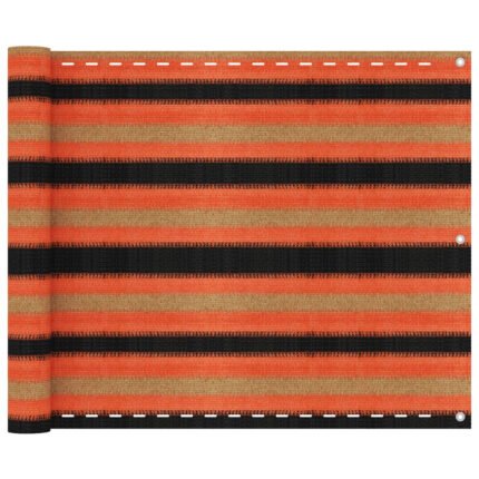 Écran de balcon brise pare vue protection confidentialité 75 x 400 cm PEHD multicolore 02_0010250