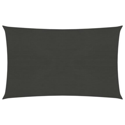 Voile toile d'ombrage parasol 160 g/m² PEHD 3 x 4,5 m anthracite 02_0008923