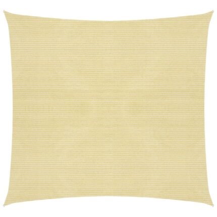 Voile d'ombrage 160 g/m² pehd 4,5 x 4,5 m beige 02_0008976