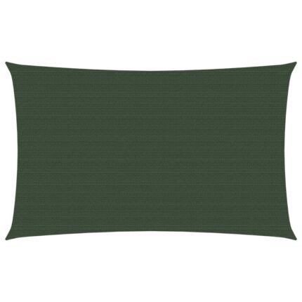 Voile d'ombrage 160 g/m² vert foncé 3,5 x 5 m PEHD 02_0009417