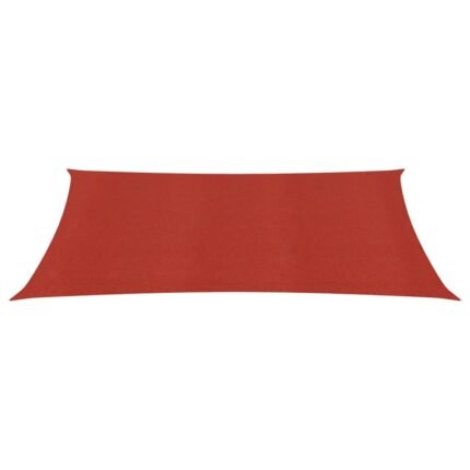 Voile toile d'ombrage parasol 160 g/m² 2 x 4,5 m PEHD rouge 02_0009257