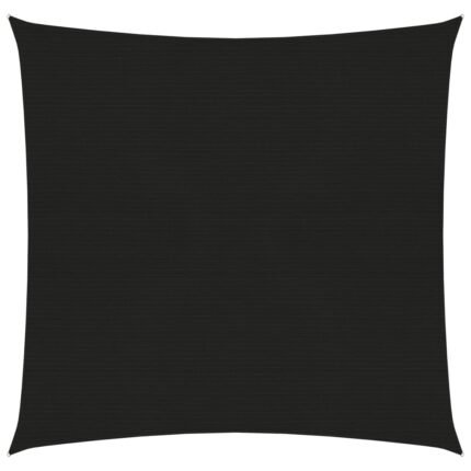 Voile toile d'ombrage parasol 160 g/m² 4,5 x 4,5 m PEHD noir 02_0009207