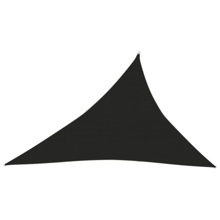 Voile toile d'ombrage parasol  160 g/m² 3 x 4 x 5 m PEHD noir 02_0009205