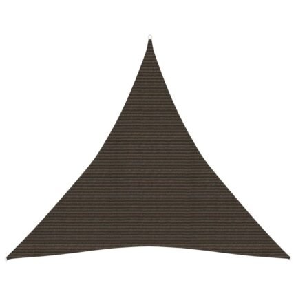 Voile toile d'ombrage parasol 160 g/m² PEHD 3,6 x 3,6 x 3,6 m marron 02_0009150