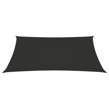 Voile toile d'ombrage parasol tissu oxford rectangulaire 2 x 3 m anthracite 02_0009593