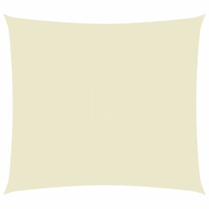Voile toile d'ombrage parasol parasol tissu oxford rectangulaire 3 x 4 m crème 02_0009664