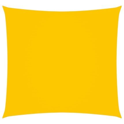 Voile toile d'ombrage parasol tissu oxford carré 4,5 x 4,5 m jaune 02_0009496