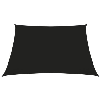 Voile toile d'ombrage parasol tissu oxford carré 3,6 x 3,6 m noir 02_0009478