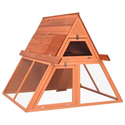 Clapier 152 x 127 x 109,5 cm bois de sapin massif marron 02_0041940