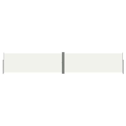 Auvent latéral rétractable 180 x 1000 cm crème 02_0007168
