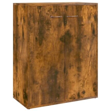 Buffet bahut commode armoire meuble de rangement organisateur cuisine salle de séjour salon 60 x 30 x 75 cm bois d'ingénierie marron 02_0030963