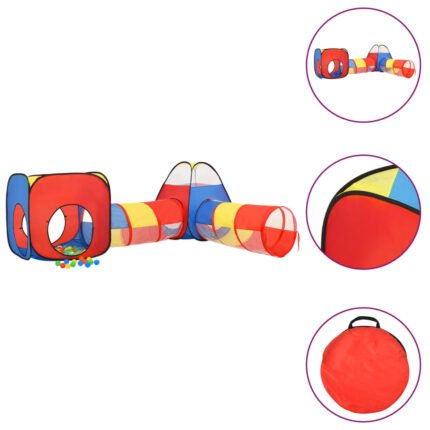 Tente de jeu pour enfants avec 250 balles multicolore 02_0005122