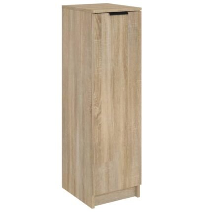 Armoire à chaussures range chaussures rangement meuble entrée couloir salon sonoma 30 x 35 x 100 cm bois d'ingénierie brun 02_0021689