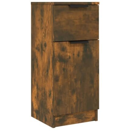 Buffet bahut commode armoire meuble de rangement organisateur cuisine salle de séjour salon 30 x 30 x 70 cm bois d'ingénierie marron 02_0030869
