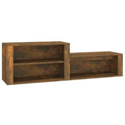 Armoire à chaussures range chaussures rangement meuble entrée couloir salon 150 x 35 x 45 cm bois d'ingénierie brun 02_0021554