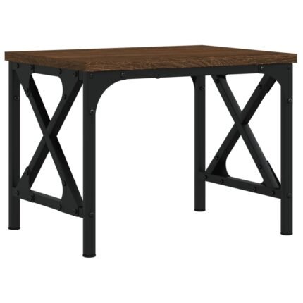 Support d'imprimante table meuble bureau 40 x 30 x 31 cm bois d'ingénierie marron 02_0044724