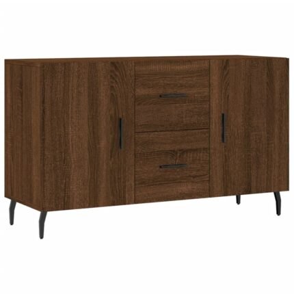 Buffet bahut commode armoire meuble de rangement organisateur cuisine salle de séjour salon 100 x 36 x 60 cm bois d'ingénierie marron 02_0031151