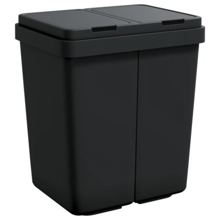 Poubelle double 2 x 25 L anthracite 02_0043839