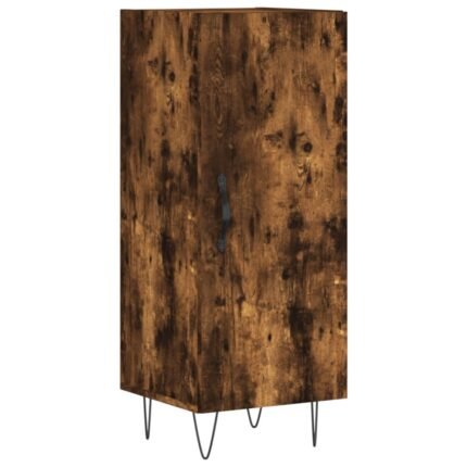 Buffet bahut commode armoire meuble de rangement organisateur cuisine salle de séjour salon 34,5 x 34 x 90 cm bois d'ingénierie marron 02_0030894