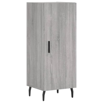 Buffet bahut commode armoire meuble de rangement organisateur cuisine salle de séjour salon sonoma 34,5 x 34 x 90 cm bois d'ingénierie gris 02_0036311