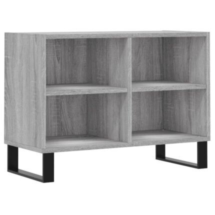 Meuble TV multimédia étagère télévision buffet téléviseur salle à manger salon chambre sonoma 69,5 x 30 x 50 cm bois d'ingénierie gris 02_0028447