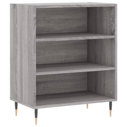 Buffet bahut commode armoire meuble de rangement organisateur cuisine salle de séjour salon sonoma 57 x 35 x 70 cm bois d'ingénierie gris 02_0036375