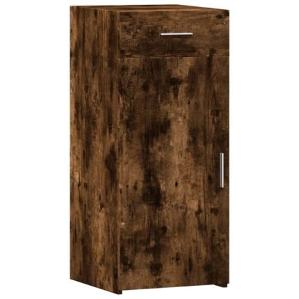 Buffet bahut commode armoire meuble de rangement organisateur cuisine salle de séjour salon 40 x 42,5 x 93 cm bois d'ingénierie marron 02_0030944