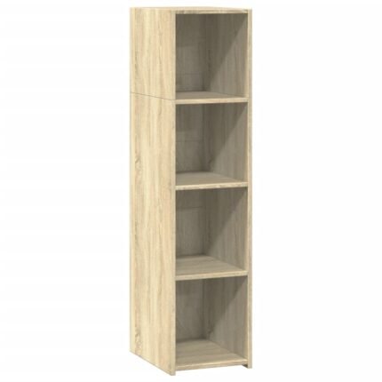Buffet bahut commode armoire meuble de rangement organisateur cuisine salle de séjour salon sonoma 30 x 41 x 124 cm bois d'ingénierie marron 02_0031502