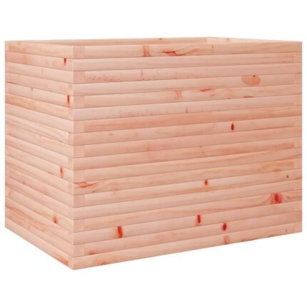 Jardinière bac lit surélevé plantes fleurs terrasse jardin 90 x 60 x 68,5 cm bois massif douglas marron 02_0038034