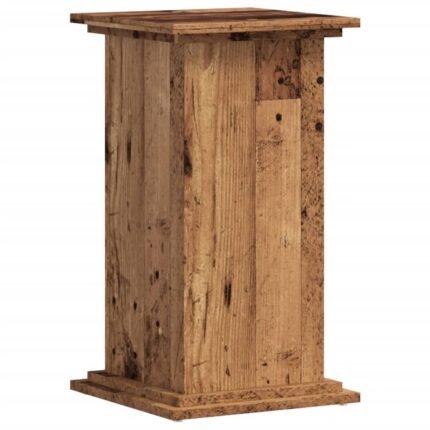 Support pour plantes meuble fleur vieux bois 33 x 33 x 60 cm bois d'ingénierie marron 02_0045187
