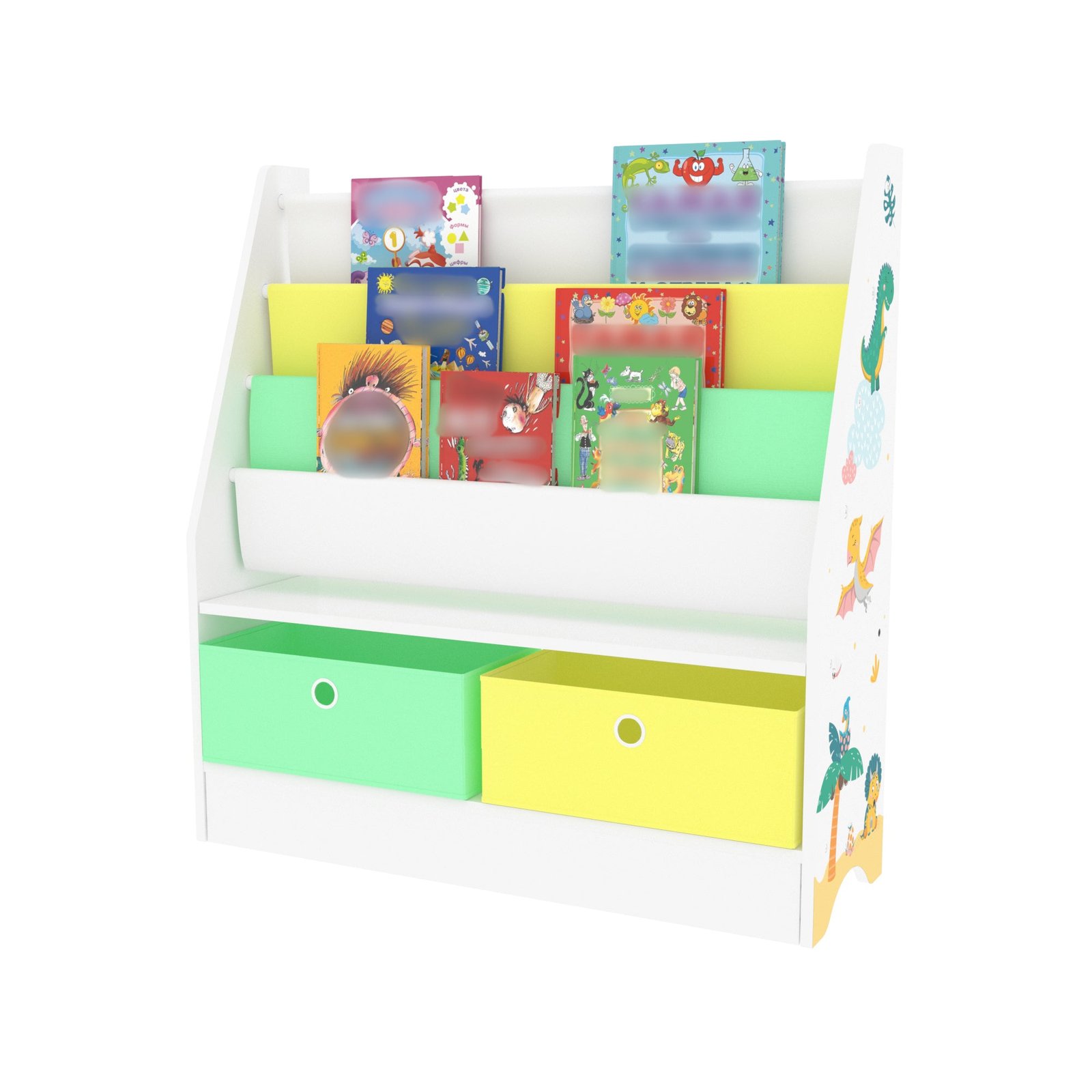 Kinderregal-Buecherregal-Spielzeugregal-Organizer-Aufbewahrungsregal-Regal_PXJW-0105_vorschau