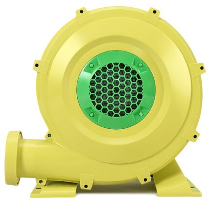 Ventilateur électrique pour château gonflable barbecue piscine pompe gonflable avec moteur 680w 220-240 v 50 hz jaune 20_0006446