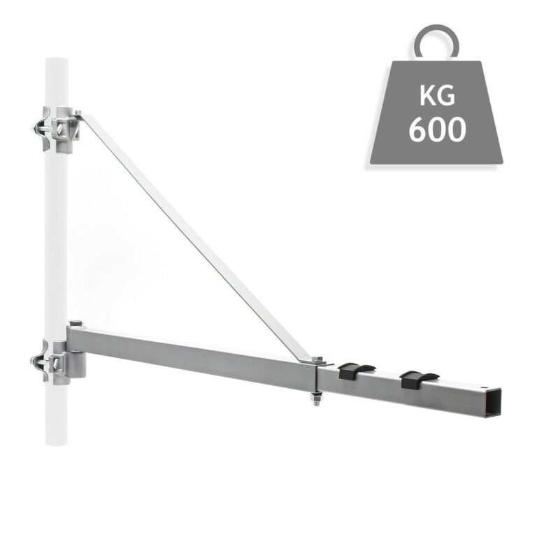 Bras pivotant levage palan support 600g 110cm treuil câble potence fixation 16_0002386