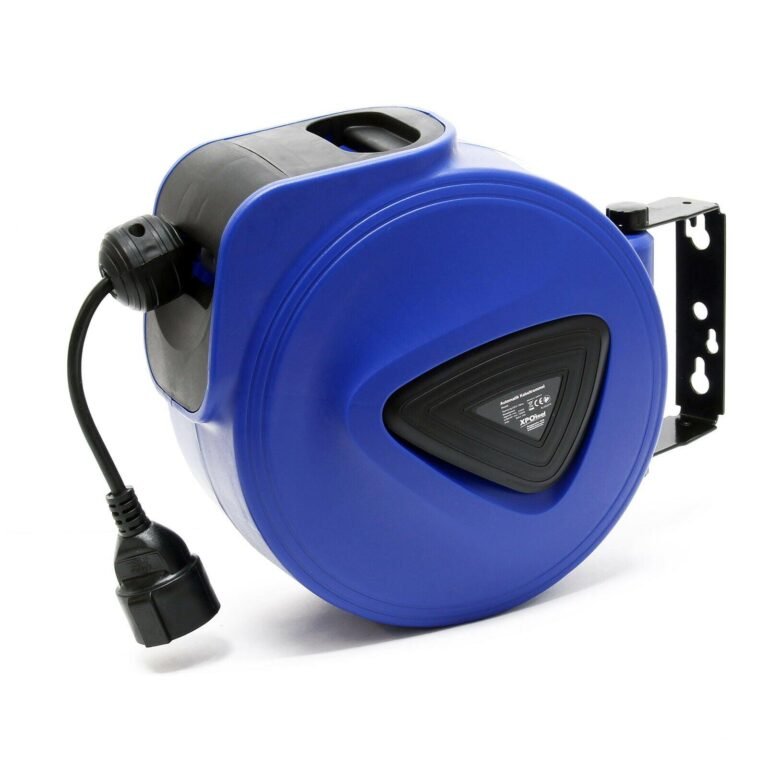 Enrouleur tuyau automatique 15 m dévidoir pivotable 180° support tuyau 16_0002689