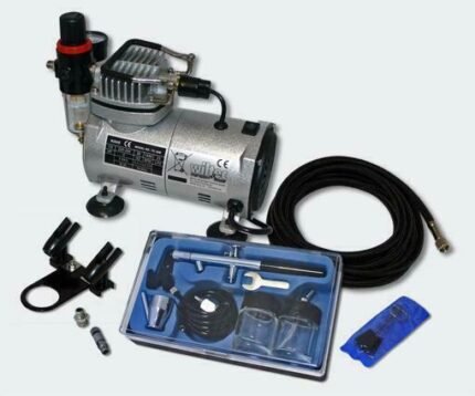 Kit compresseur airbrush pour débutants avec un pistolet 16_0002296