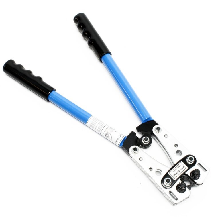 Pince à sertir outil sertissage 6-50 mm² cosse de câble poignées antidérapantes 16_0000644