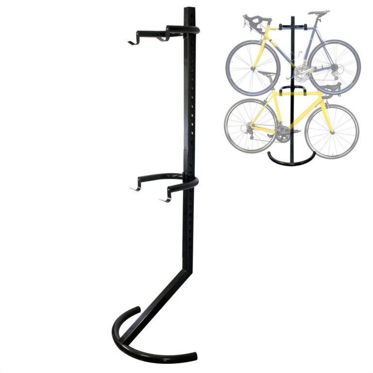 Béquille pour 2 vélos 90 kg support système suspension